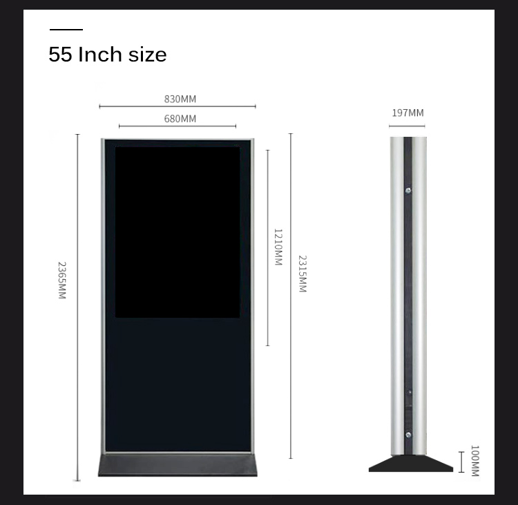 Double Sided Digital Signage Kiosk Double Sided Digital Signage Kiosk